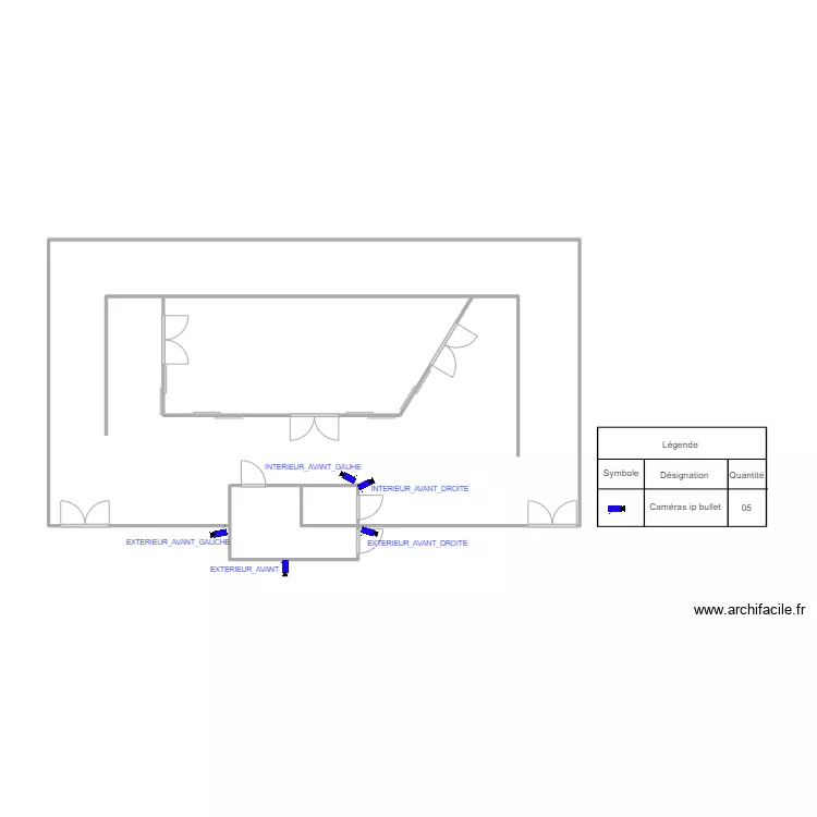 Plan domicile M. NANA ERNEST. Plan de 