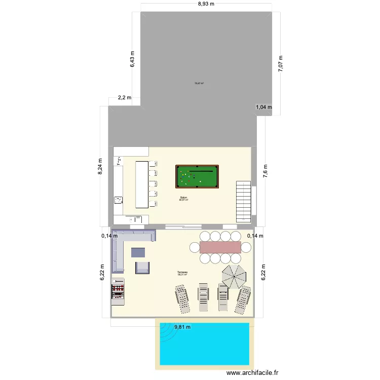 Vide-Sanitaire. Plan de 