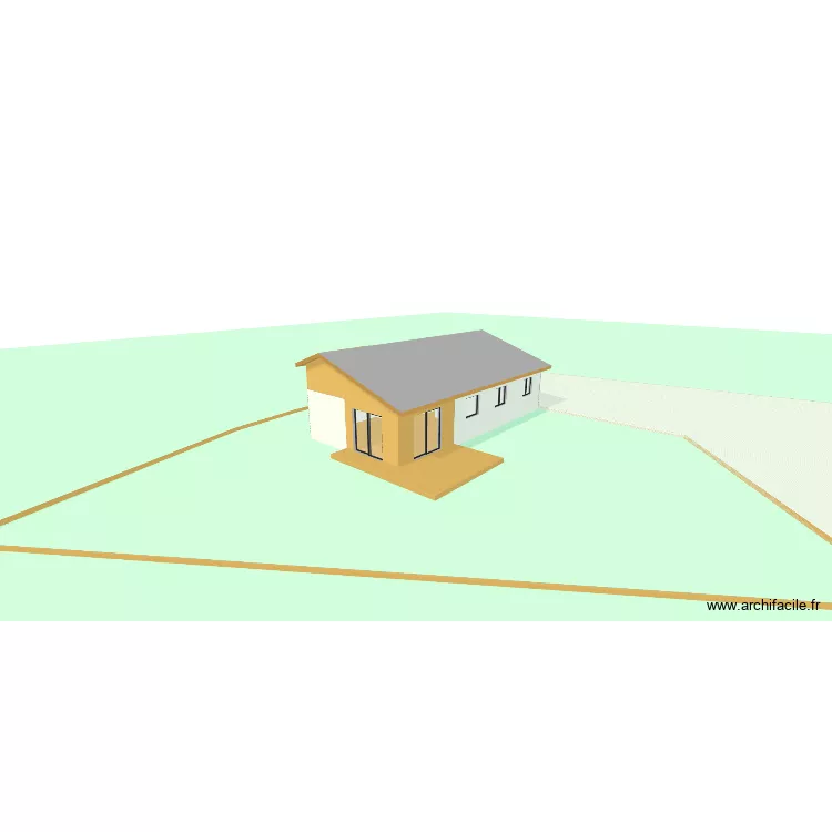 Plain_pied_d&eacute;cal&eacute;_terrain_complet_save. Plan de 10 pièces et 1532 m²