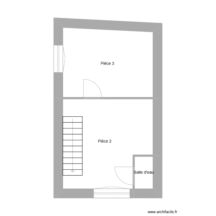 Lopes d&eacute;pendance ETAGE non meubl&eacute;. Plan de 