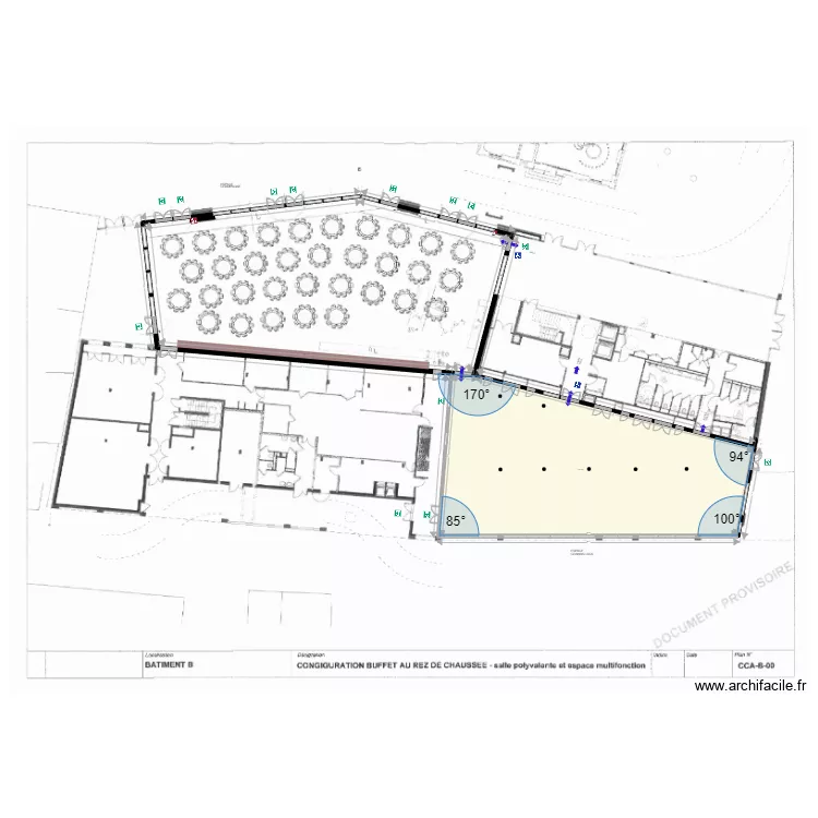CHAMPAGNE ET GRANDS LACS VIERGES. Plan de 