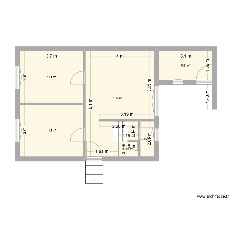 RDC. Plan de 0 pièce et 0 m2