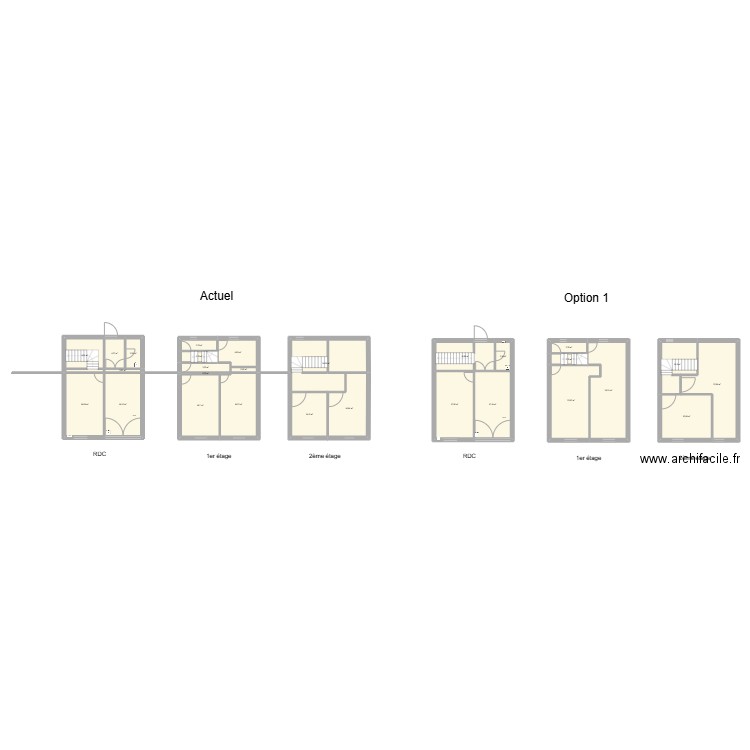 Neuville. Plan de 28 pièces et 302 m2
