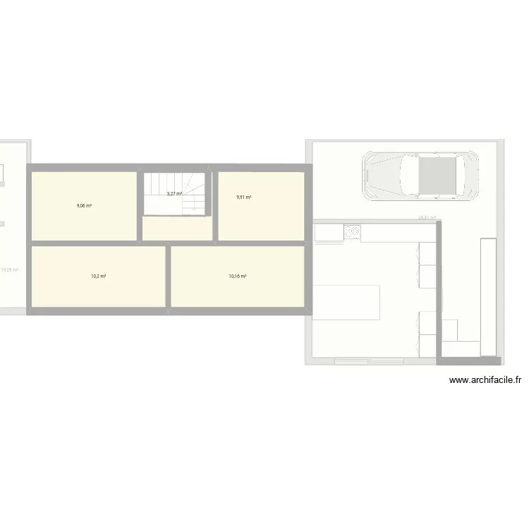 MAISON ETAGE 130M2. Plan de 
