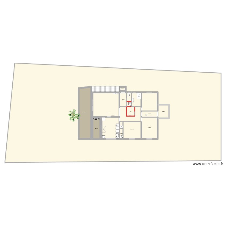 24jeanneRDC. Plan de 17 pièces et 961 m2