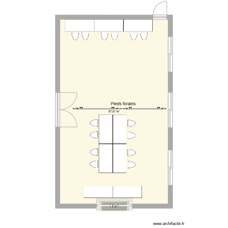 Salle Risset CND. Plan de 0 pièce et 0 m2
