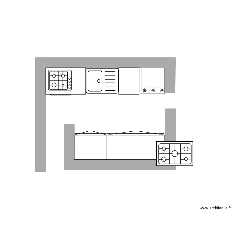 cuisine clb. Plan de 0 pièce et 0 m2