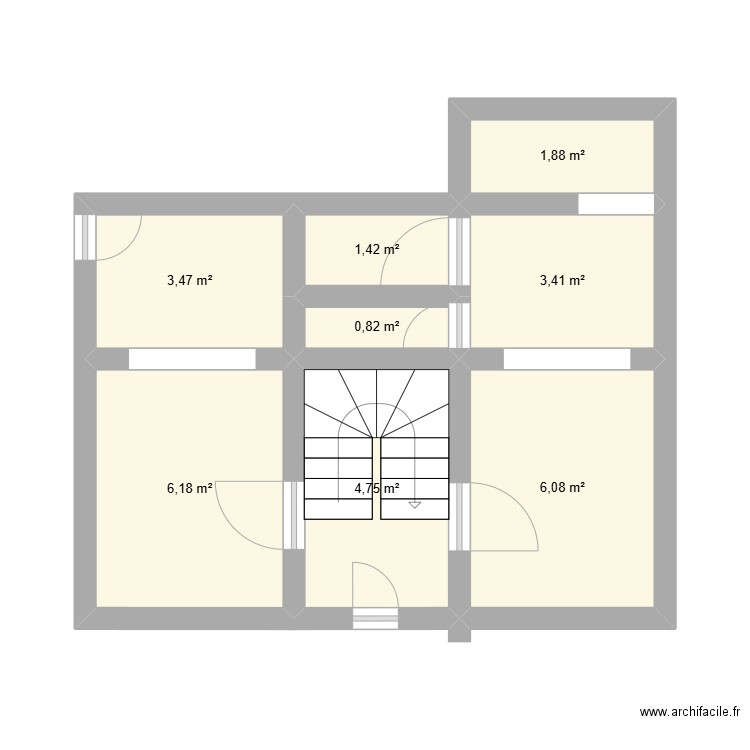 plan mainson. Plan de 8 pièces et 28 m2