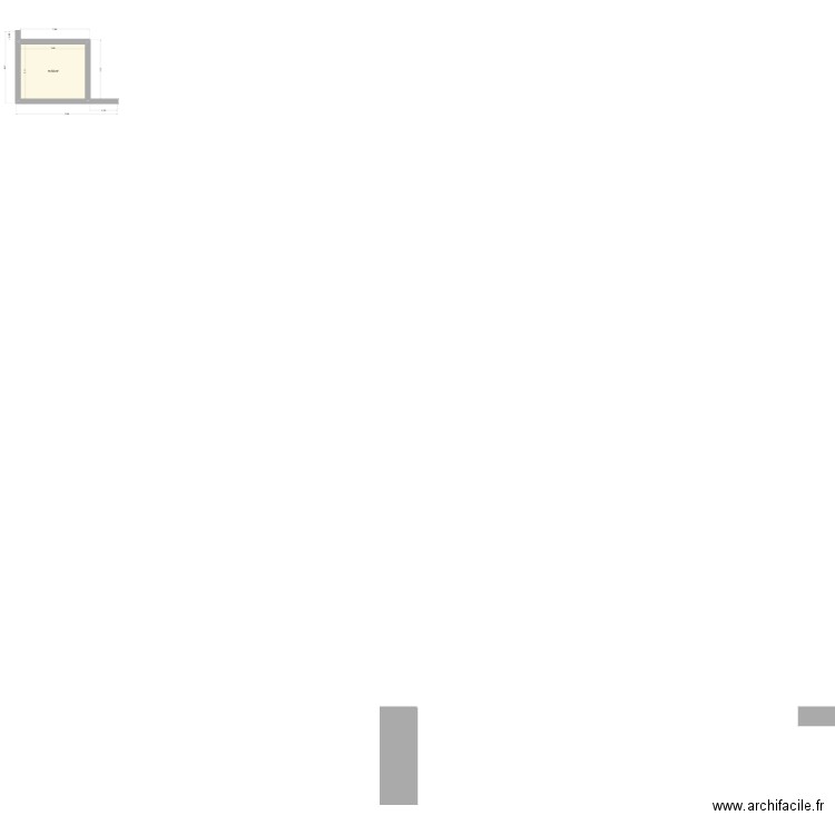 MATTEO CUISINE. Plan de 1 pièce et 12 m2
