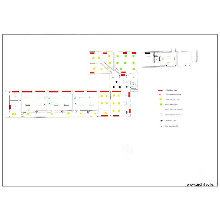RDC partie &eacute;cole. Plan de 