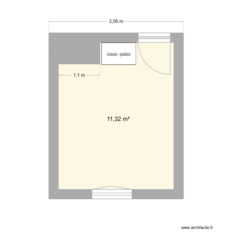 Plan Chambre Bureau Sab. Plan de 0 pièce et 0 m2