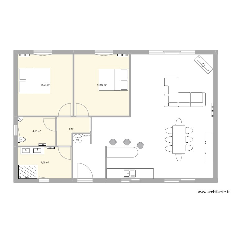maison secondaire. Plan de 0 pièce et 0 m2