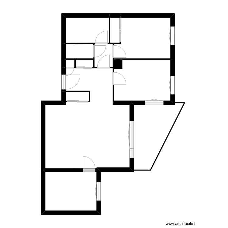 patonnier. Plan de 9  et 68 m²