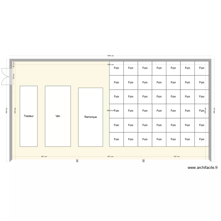 Batiment Vougy VF. Plan de 