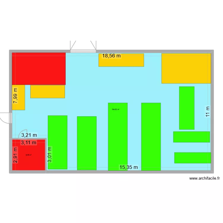 Aravis Lean. Plan de 2  et 204 m²