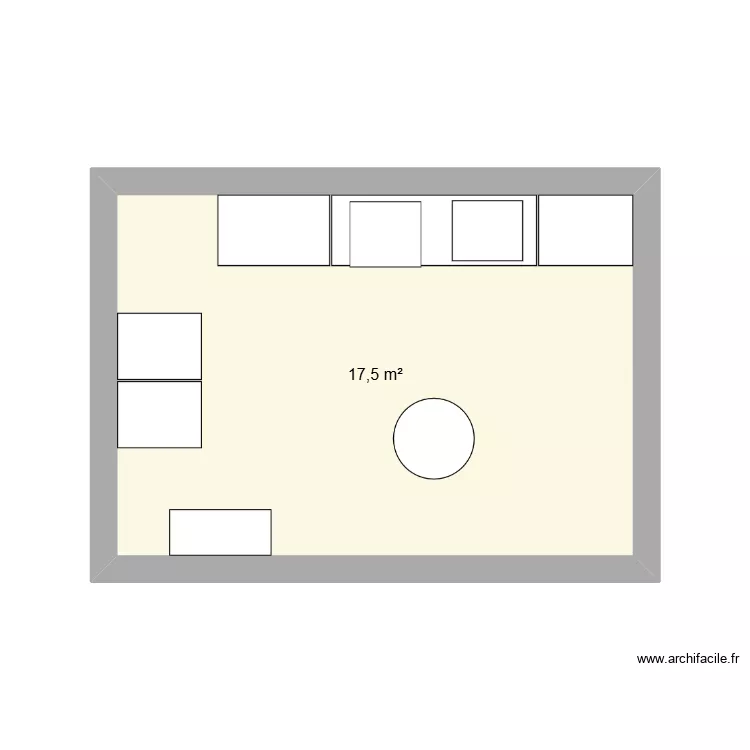 HORECATEL. Plan de 1  et 18 m²