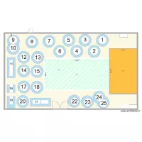 Plan r&eacute;veillon 2025-2026 avec empattement chaises et 21 tables rondes-1