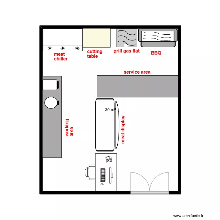 marwan yanqual. Plan de 1  et 30 m²