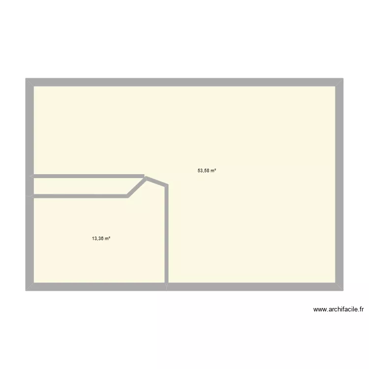 Maison. Plan de 6 et 67 m² Maison. Plan de 6 et 67 m²
