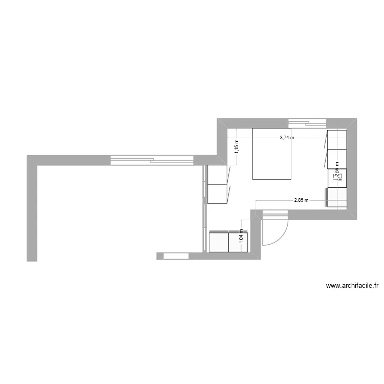 Cuisine et Salon plan de fond. Plan de 