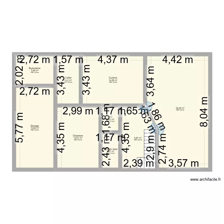 maison choisy. Plan de 9  et 102 m²