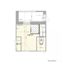 6 - M. Sandie à Valence - Salle d'eau / WC / Séchoir sans meuble