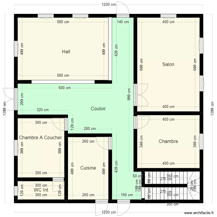 Plan 12m x 10m Client 216 50 068 990. Plan de 