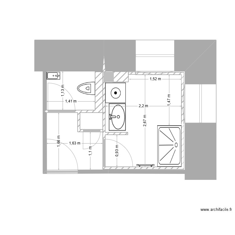 sdb2. Plan de 0 pièce et 0 m2