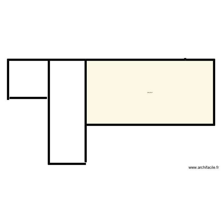 Gogaux et Mymy. Plan de 1  et 126 m²