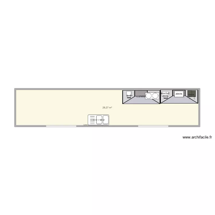 CONTENEUR. Plan de 