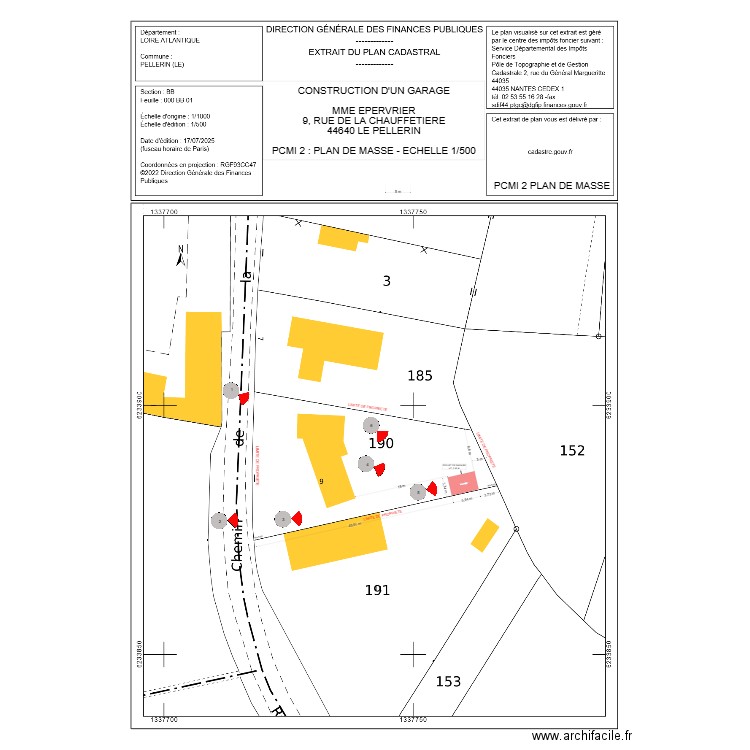 PCMI 2 EPERVRIER. Plan de 0 pièce et 0 m2