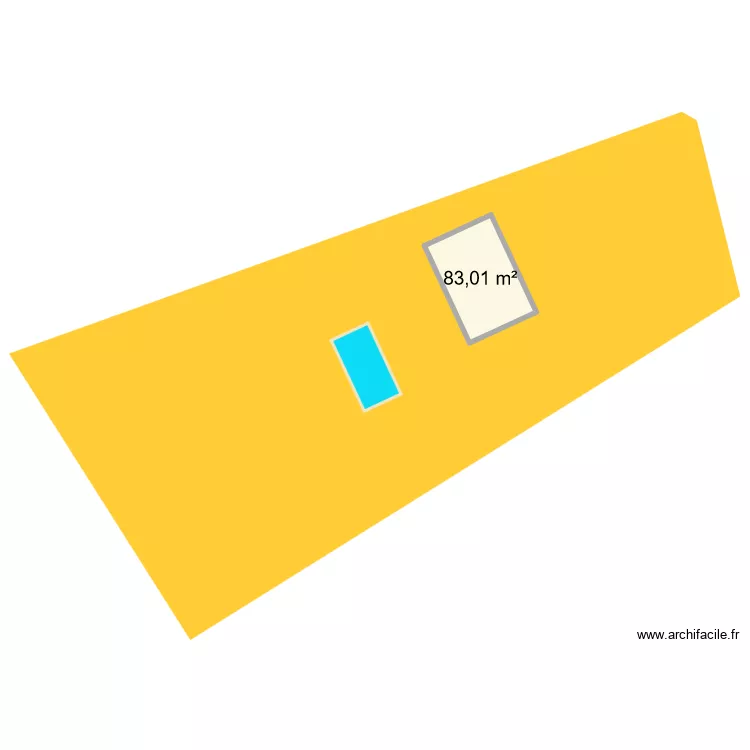Piscine. Plan de 