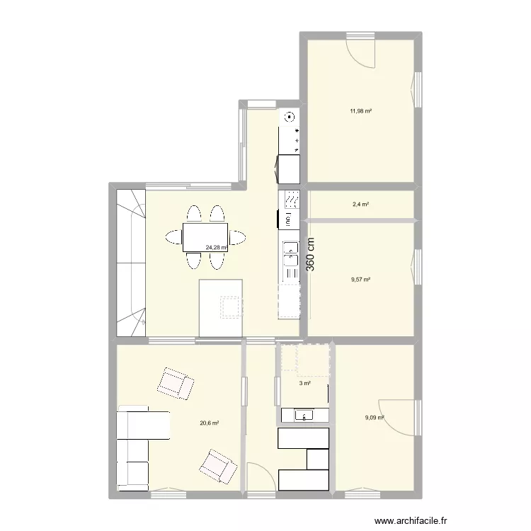 MAison . Plan de 