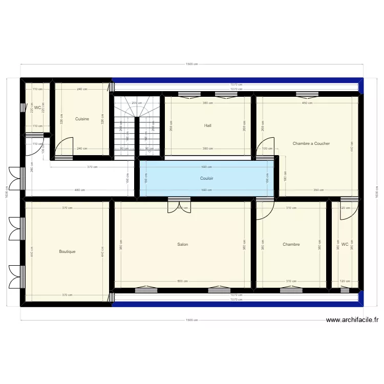 Plan de terrain 10mx15m Client 46 46 37 44. Plan de 