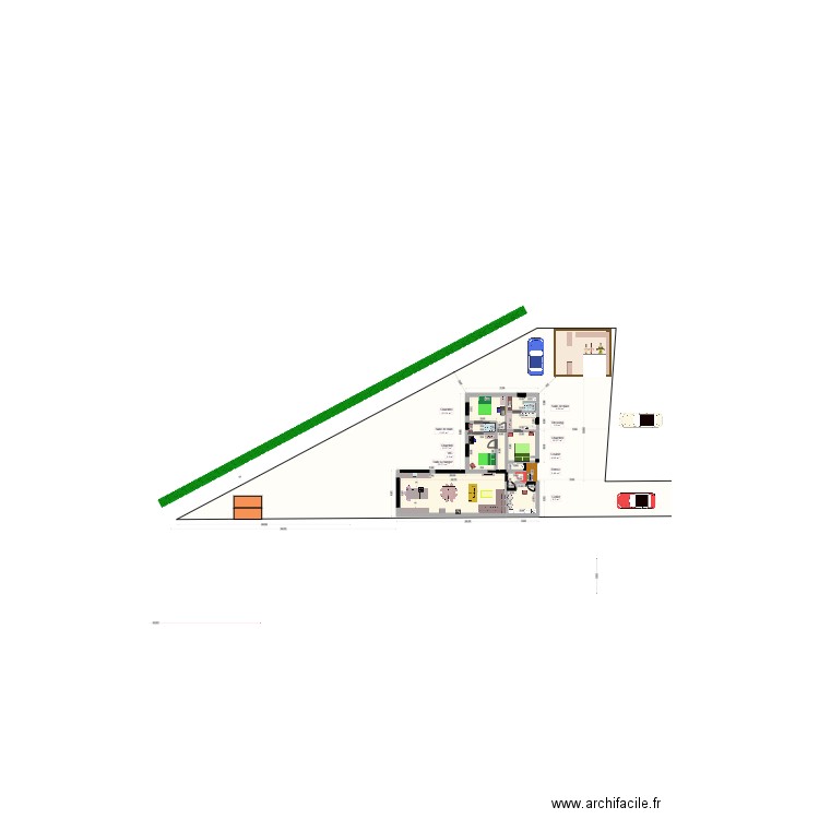 MAISON riom v14 sans garage 115 m². Plan de 11 pièces et 115 m2