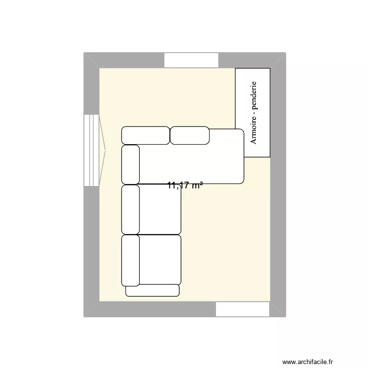 ESPACE PETIT SALON PALAJA. Plan de 1 et 11 m² ESPACE PETIT SALON PALAJA. Plan de 1 et 11 m²