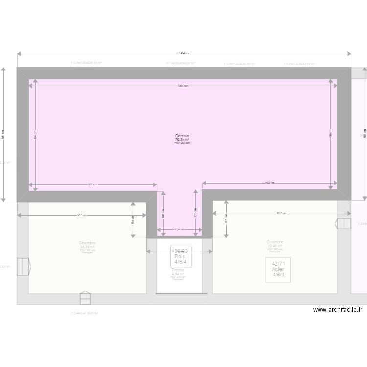 ML24010112 LEMOINE Nicolas. Plan de 15 pièces et 393 m2