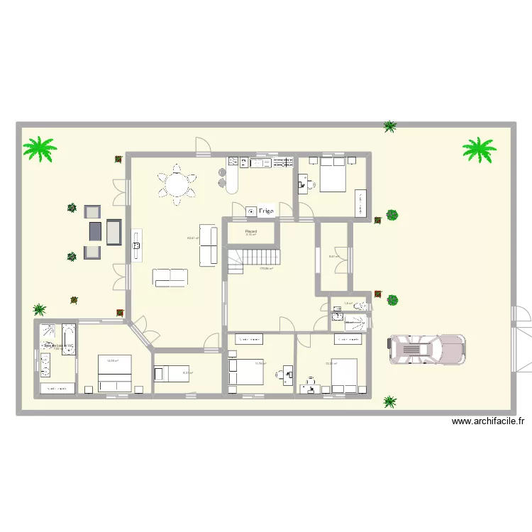 Projet a venir terrain 400m2. Plan de 