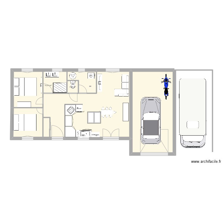 thierry 6. Plan de 4 pièces et 80 m2