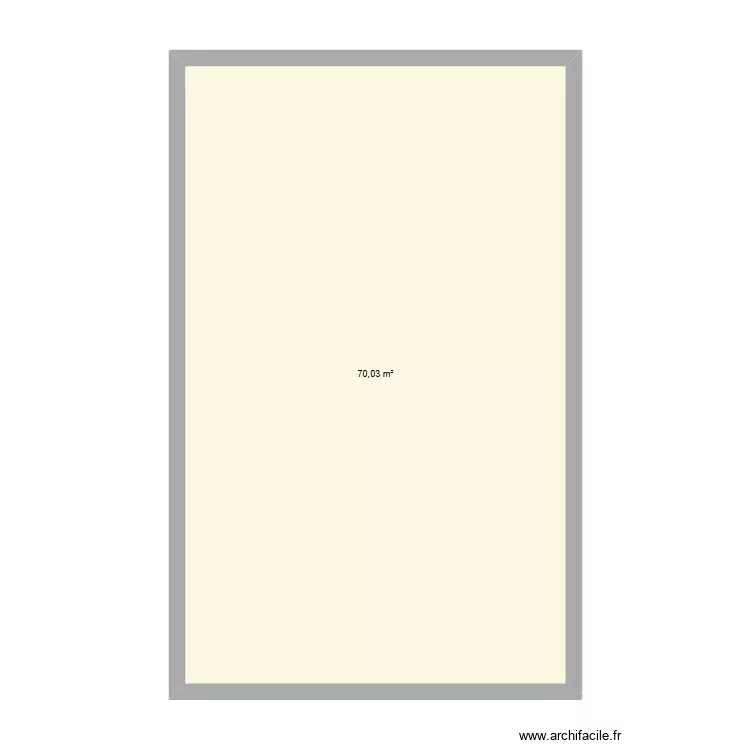 maison T2.. Plan de 1 Pièce et 70 m² maison T2.. Plan de 1 Pièce et 70 m²
