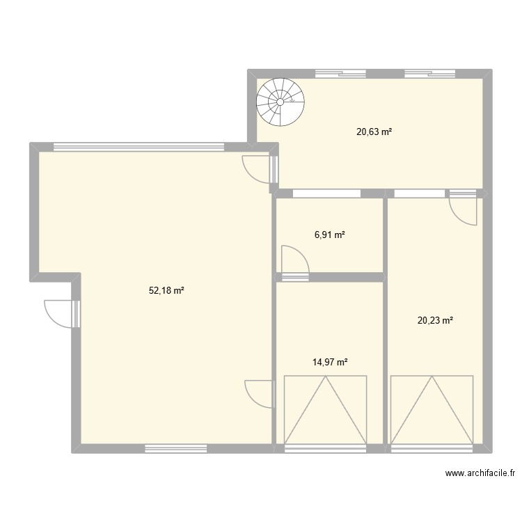 Claude Debussy 2. Plan de 16 pièces et 226 m2