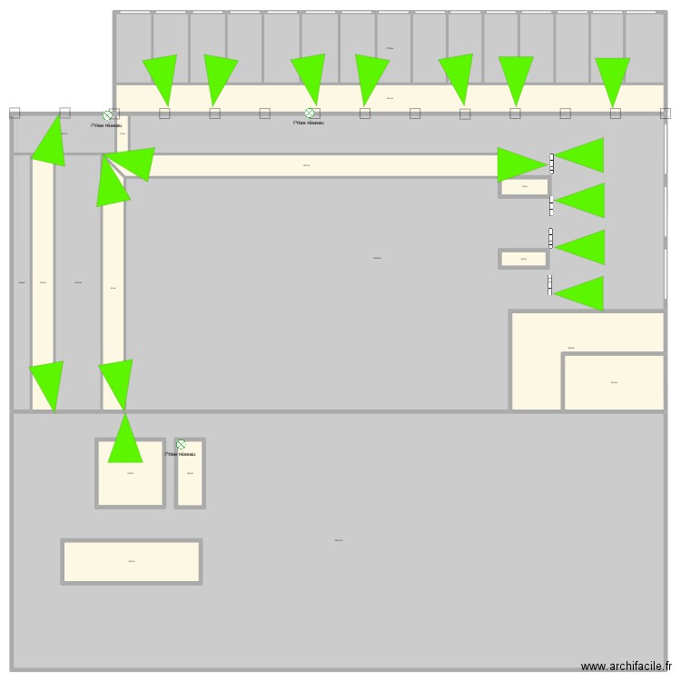 aqw. Plan de 18 pièces et 4189 m2