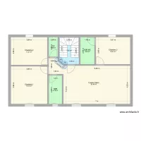 Plan 2eme &eacute;tage