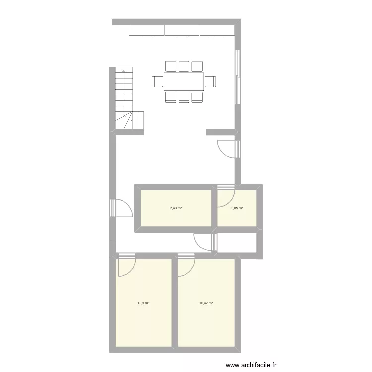 Maison 2. Plan de 4 et 29 m² Maison 2. Plan de 4 et 29 m²