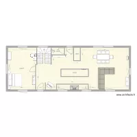 plan idée cuisine séjour kerhervy