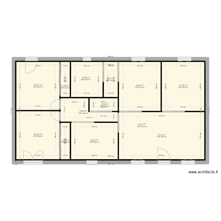 projet 1. Plan de 0 pièce et 0 m2
