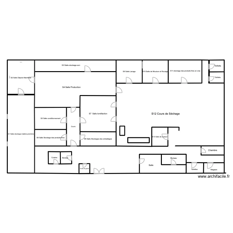 Plan DARADJI. Plan de 