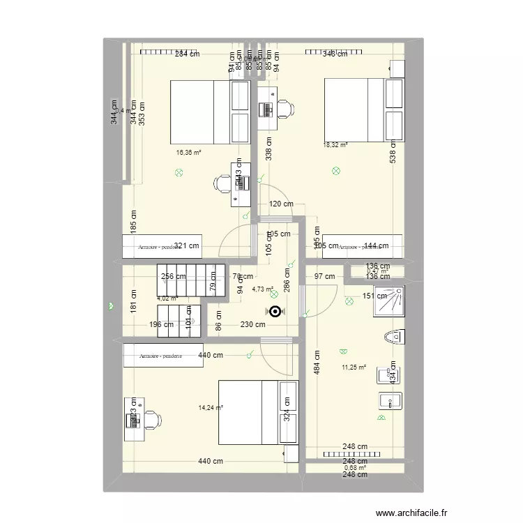 Montigny 108 3&egrave;me. Plan de 