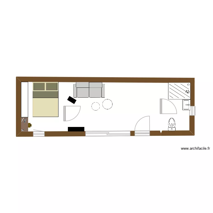 sunny housse. Plan de 