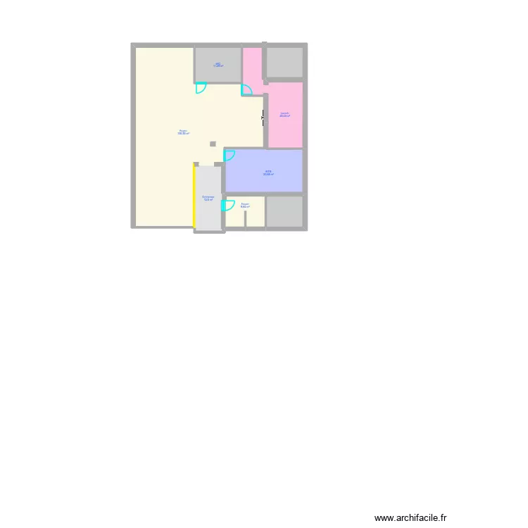 Porto_Sa_Bandeira_V7. Plan de 8  et 201 m²